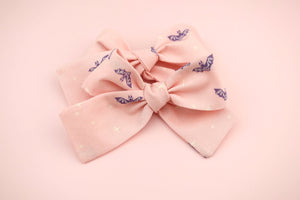 Pink Bats Pigtails