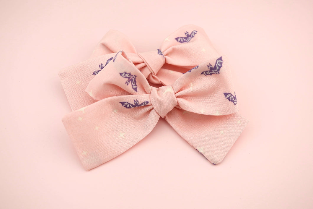 Pink Bats Pigtails