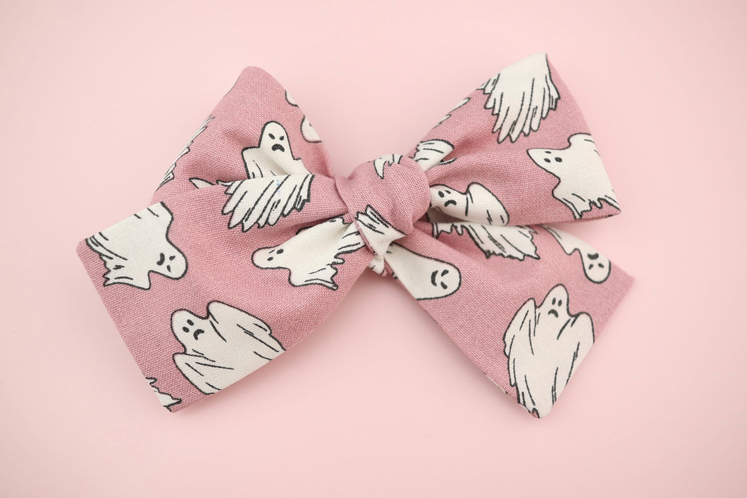 Pink Ghosts Classic Bow