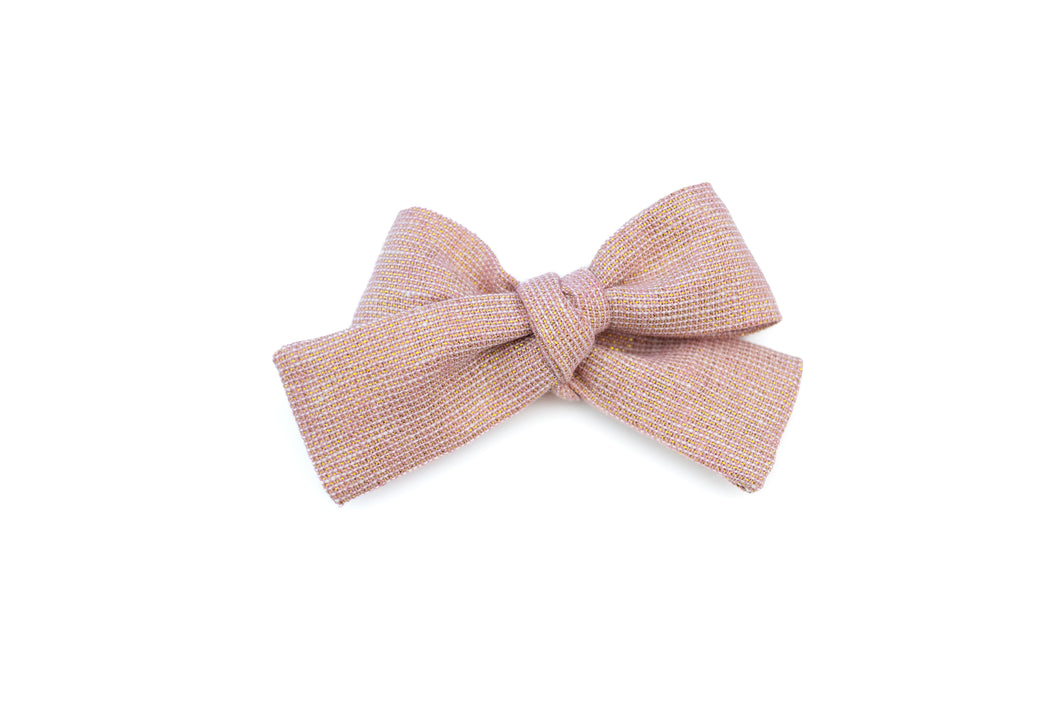 Pink Shimmer Petite Bow