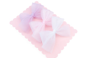 Sweet Tulle Bow Set