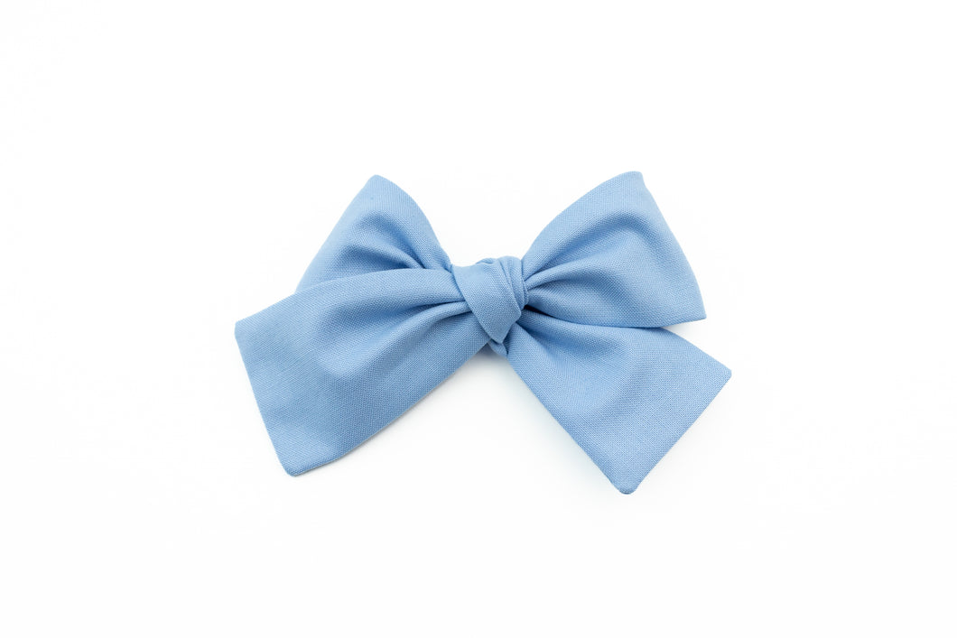 Candy Blue Classic Bow