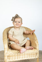 Load image into Gallery viewer, Taupe Pleather Classic Bow