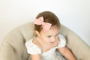 Dusty Pink Petite Bow