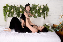 Load image into Gallery viewer, Black Pleather Classic Bow