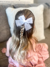 Load image into Gallery viewer, White Tulle Bow
