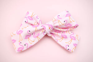 Flamingo Petite Bow -SALE