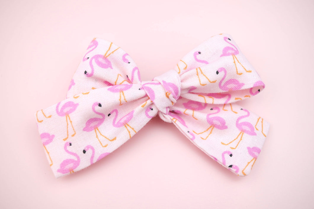 Flamingo Petite Bow -SALE