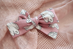 Pink Ghosts Petite Bow