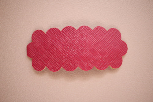 Burgundy Snap Clip