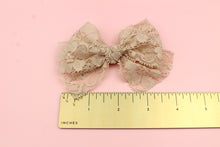 Load image into Gallery viewer, Khaki Lace Bow