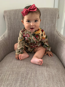 Deep Rose Petite Bow