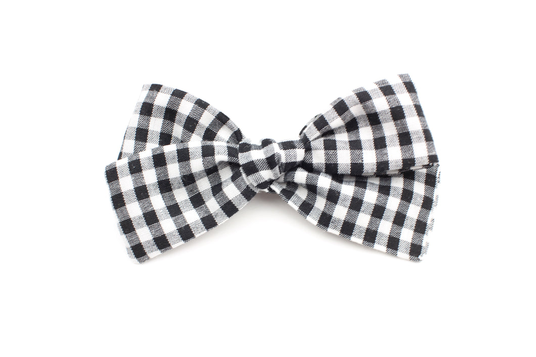 Gingham Petite Bow