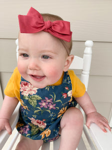 Deep Rose Petite Bow