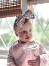 Load image into Gallery viewer, Spring Plaid Classic Bow