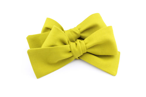 Mustard Green Pigtails -SALE