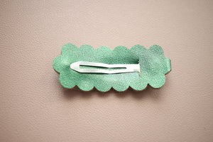 Metallic Green Snap Clip -SALE