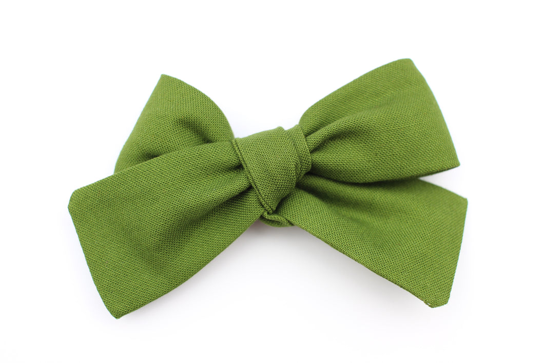 Avocado Petite Bow -SALE